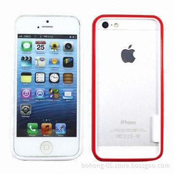 TPU and PC Case for iPhone 5C, with Border Protection, Various Colors Available